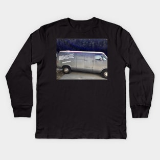 Homicide Worldwide Podcast - the VAN Kids Long Sleeve T-Shirt